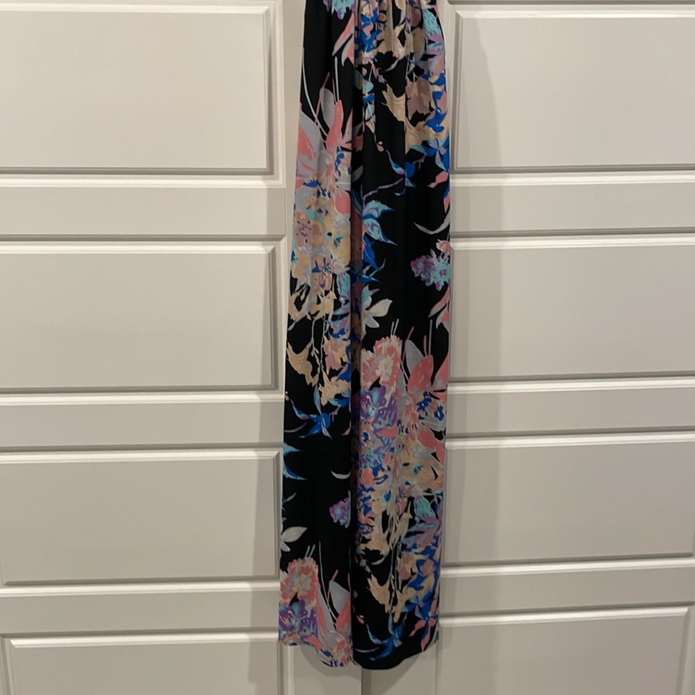 Yumi Kim Black and Blue Floral Maxi Dress - Picture 3 of 8